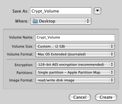 mac os extended journaled encrypted