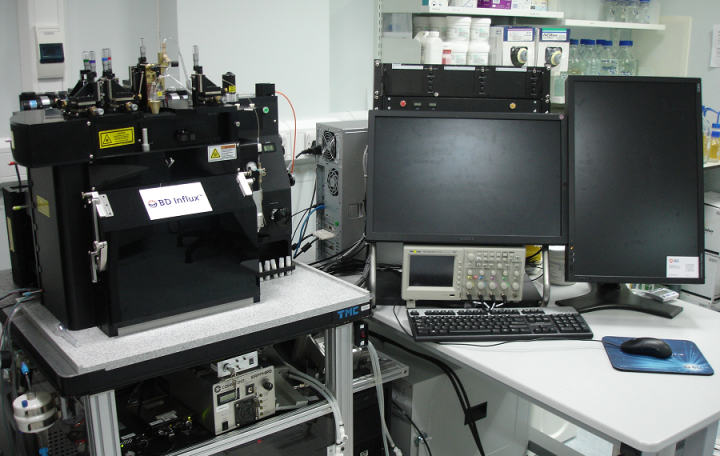 Image of a BD Influx cell sorter 