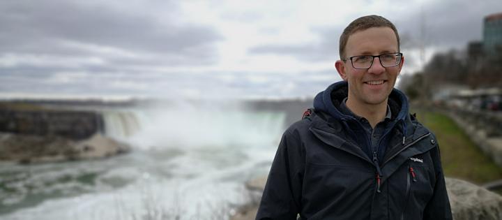Dan MacQueen at the Niagara Falls