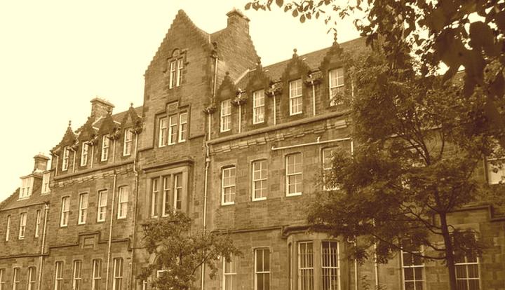 Modern sepia-look photograph of Springwell House, previously Edinburgh Magdalene Asylum