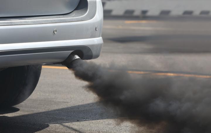 Pollution from car exhaust