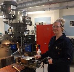 Laura joined the University in 2017 to pursue a Mechanical Engineering modern apprenticeship.
