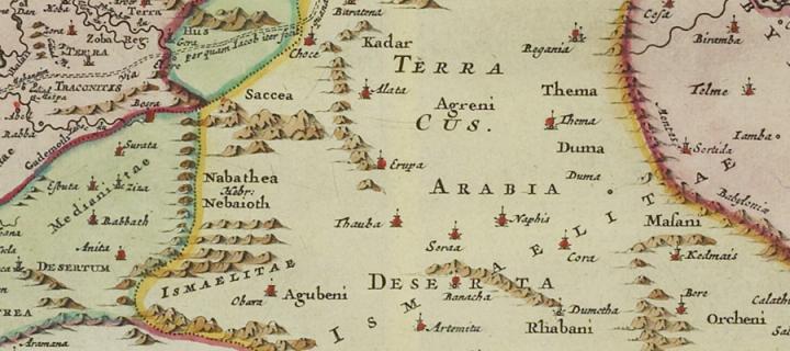 Old map of Arabia
