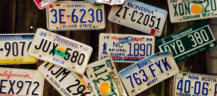 United States Number plates