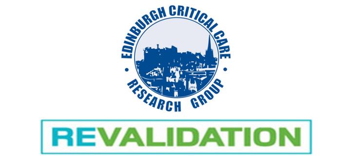 Edinburgh Critical Care Research Group and Revalidation logos