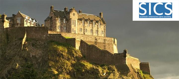 Edinburgh Castle and Scottish Intensive Care Society logo