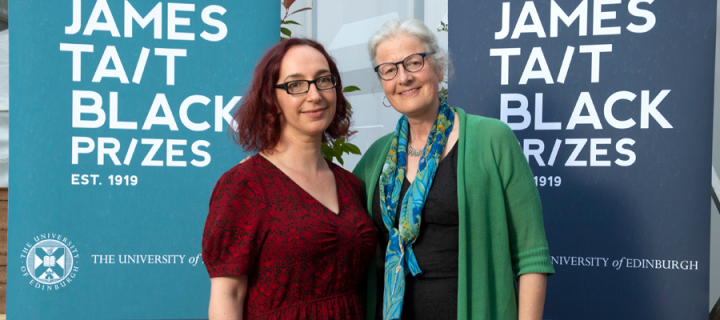 Janet Coats Black Prize Winner Julie Galante and Dr Lucinda Byatt
