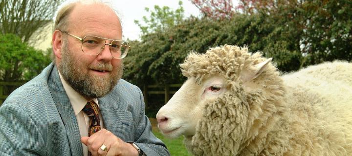 Sir Ian Wilmut and Dolly the Sheep