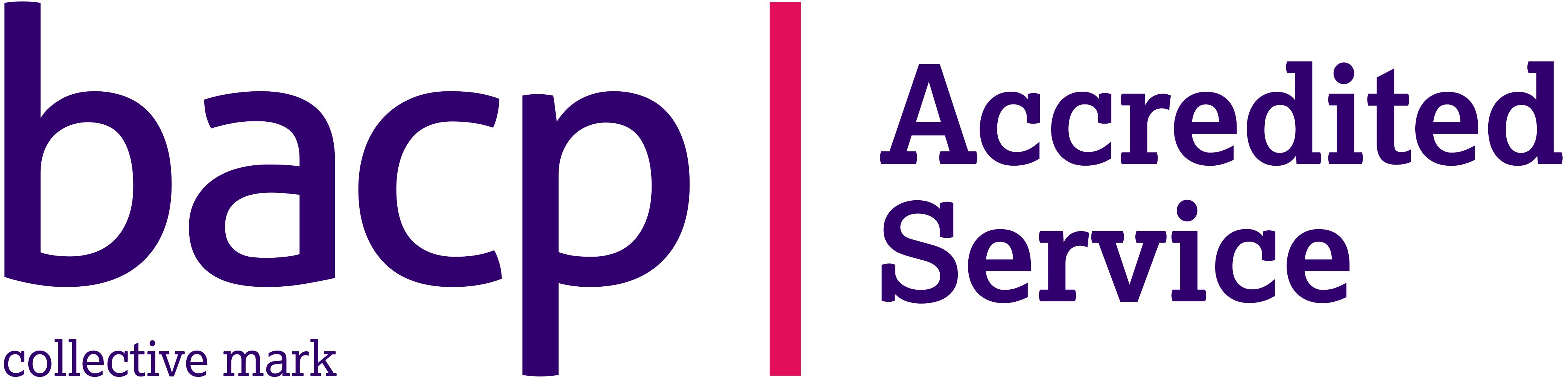 accredited service logo - British Association for Counselling and Psychotherapy