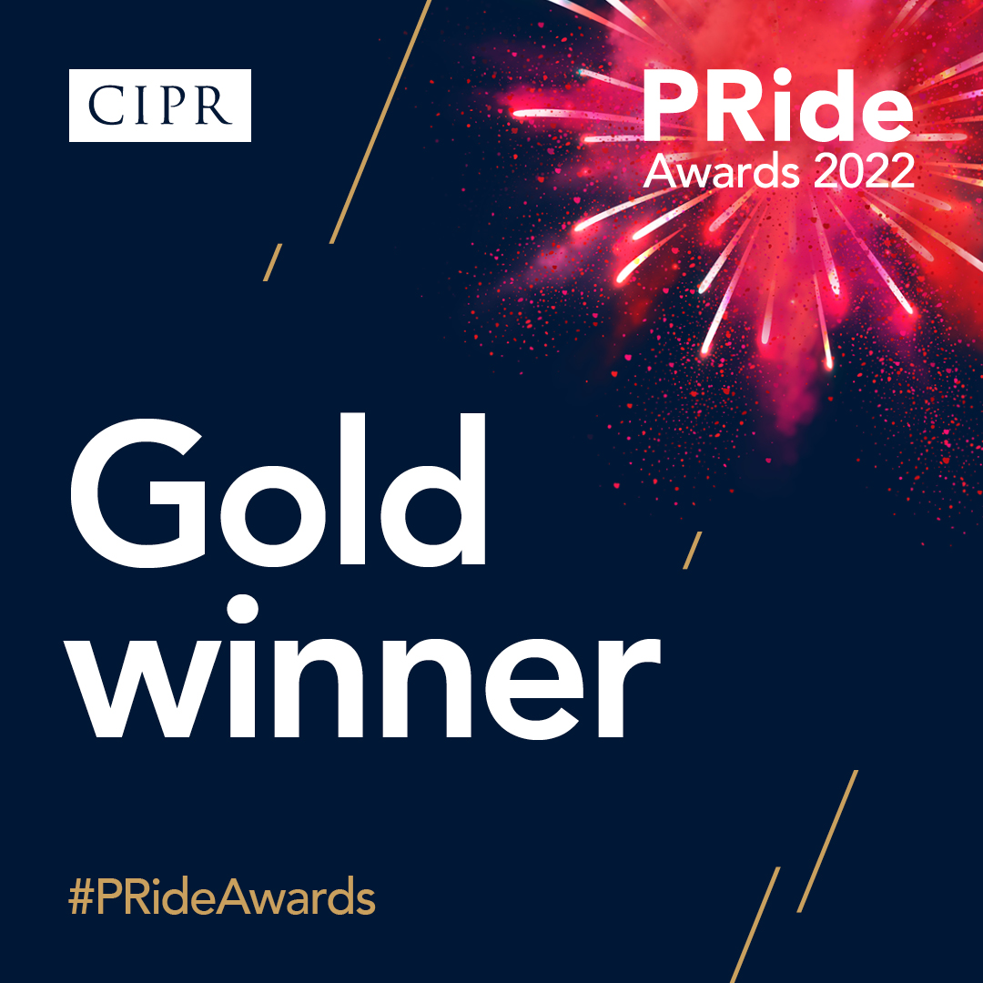 CIPR PRide Gold - In-House PR Team of the Year