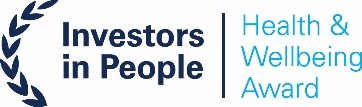 Investors in people award - Health & wellbeing