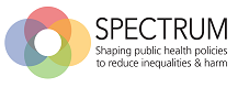 Shaping public health polices to reduce inequalities and harm (SPECTRUM) logo