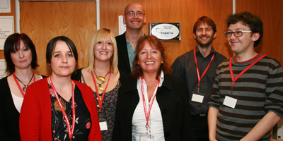 M 090916 Staff celebrate Advice Place award Advice Place staff