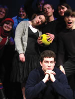 The cast of Gum and Goo, a 2007/08 production at the Bedlam Theatre