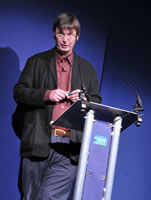 Iain Rankin at the James Tait Black Memorial Prize ceremony