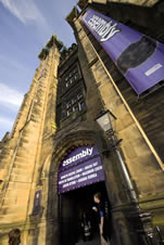 New College during festival season