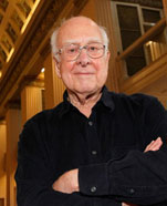 Photo of Professor Peter Higgs