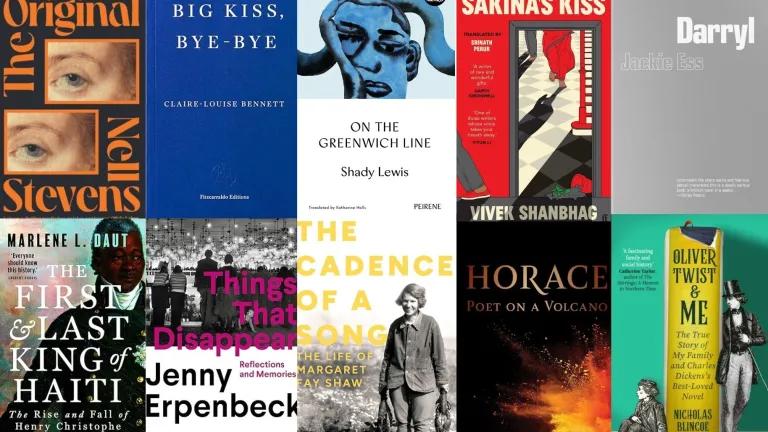 A collage of the shortlisted books for this year's prize. 