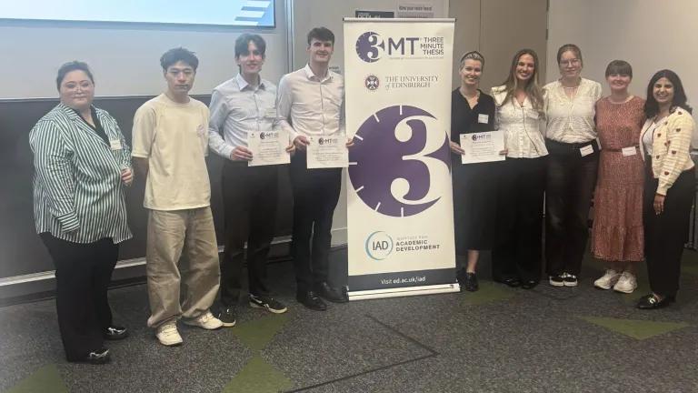 3 Minute Thesis finalists