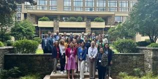 Group of delegates at a conference