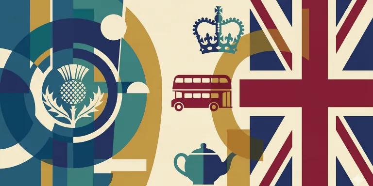 Image of a thistle and the union flag