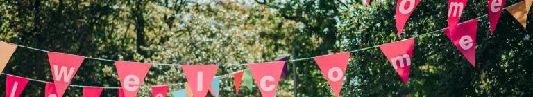 Welcome Week banners