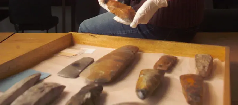 Archaeological instruments and artifacts 