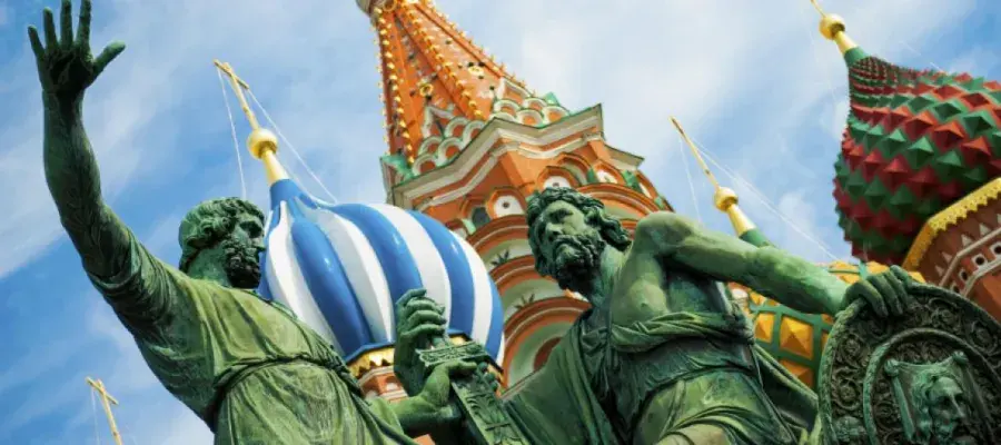 Colourful Russian palace
