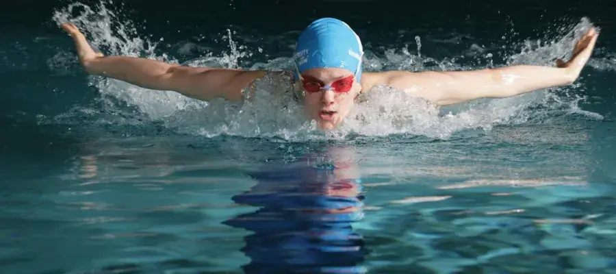Man swimming 