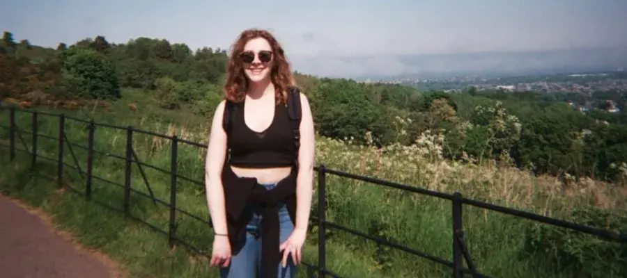 Student in the countryside