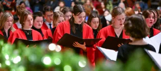 University of Edinburgh choir singing