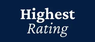 Highest rating for student learning experience