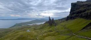 View of the isle of Skye