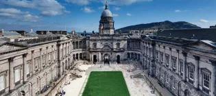 Photograph of Old College, on a sunny day in Edinburgh