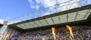 Football fans watching Women’s Sky Sports Cup Final 2024 – Rangers versus Partick Thistle 