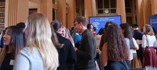 Students at the Edinburgh Award reception