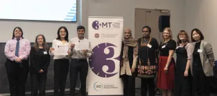 Three minute thesis competition finalists
