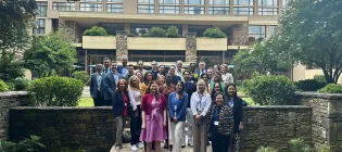 Group of delegates at a conference