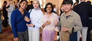 Students at the PGT dissertation event