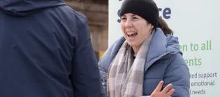 Student Wellbeing Service staff member