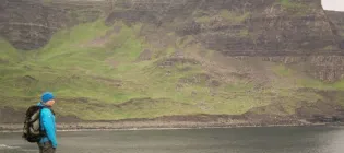 Waterstein Head from Neist Point, Isle of Skye, Scotland. 
