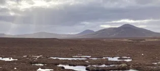 The Flow Country, Scotland. Study sample area and UNESCO world heritage site. 