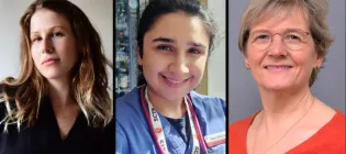 A montage of images (L-R): Caroline Criado-Perez, Heen Shamaz and Lorna Marson