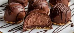 choclate truffles on a plate