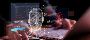 Artist's impression of deepfake detection