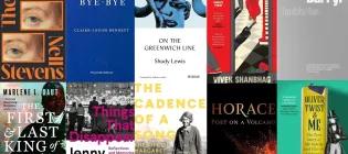 A collage of the shortlisted books for this year's prize. 