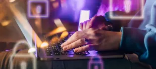 Abstract image of hands