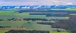 Giant soy fields around Sinop, Mato Grosso, Brazil