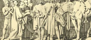 Black and white image of Harold Hadrada 