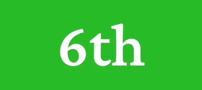 6th best student city in europe